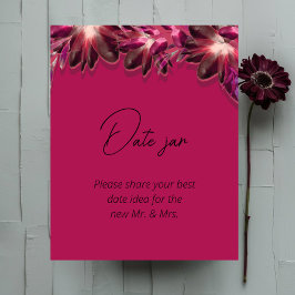 ビバマゼンタ, フラワーデートジャー ブライダルシャワー ポスター