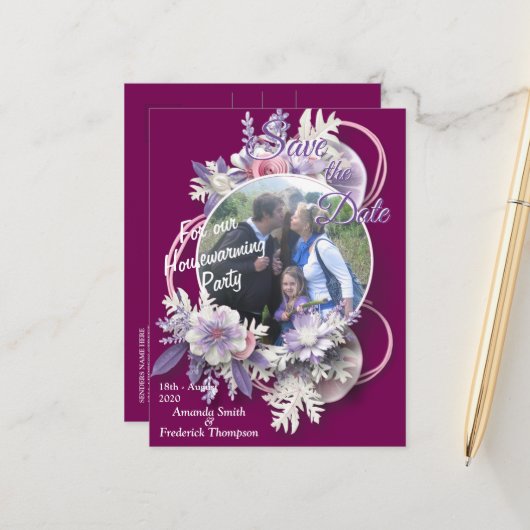 ビバマゼンタ 案内ポストカード (正面/裏面インサイチュ)