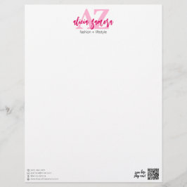 ビバマゼンモダンタシッはっきりしたクスタイリッシュピンクカスタム レターヘッド