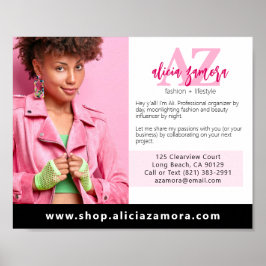 ビバマゼンモダンタファッションカスタムフォトマーケティング ポスター