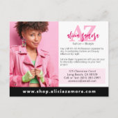 ビバマゼンモダンタファッションカスタムフォトマーケティング ポストカード (正面)