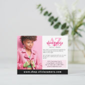 ビバマゼンモダンタファッションカスタムフォトマーケティング ポストカード (スタンド正面)