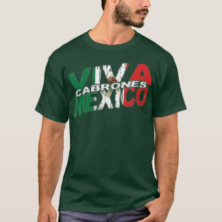 ビバメキシコカバロネメキシコ独立メキシコ Tシャツ
