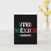 ビバメキシコカブロネおもしろいスシンコデマヨメキシコF カード (黄色い花)
