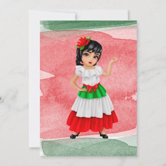 ビバメキシコガール00thバースデーパーティー 招待状 (裏面)