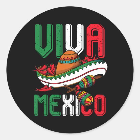 ビバメキシコシンコデマヨ ラウンドシール (正面)