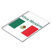 ビバメキシコ国旗 ノートブック (左側)