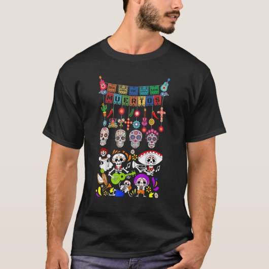 ビバメキシコ独立15 9月Skul Tシャツ (正面)