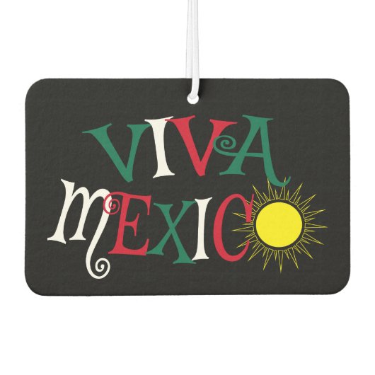 ビバメキシコ カーエアーフレッシュナー (正面)