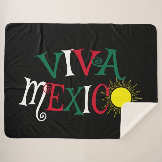 ビバメキシコ シェルパブランケット (正面(横))