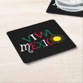 ビバメキシコ スクエアペーパーコースター (アングル)