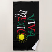 ビバメキシコ ビーチタオル (正面)