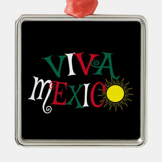 ビバメキシコ メタルオーナメント (正面)