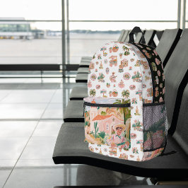 ビバメキシコ | 可愛図解入りの、写真付きのいメキシコ プリントバックパック