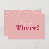 ビバモダンマはっきりしたゼンタミニマル結婚リスト 出欠カード (正面/裏面)