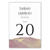 ビバモダンマゼンタ結婚ーズ テーブルナンバー (裏面)