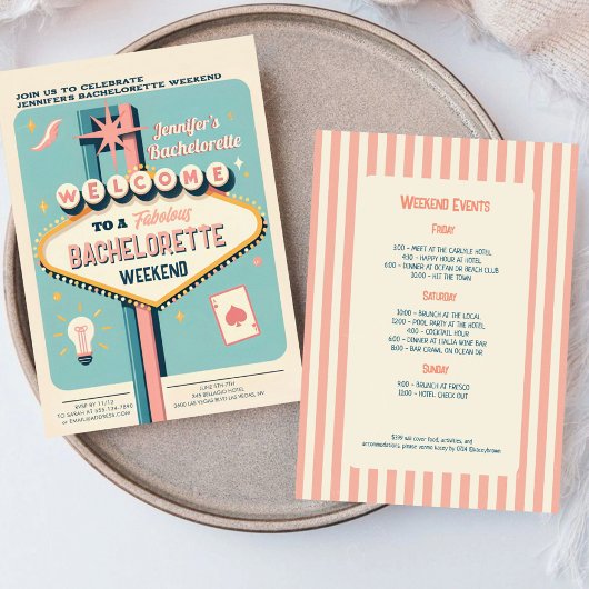 ビバラスベガスバチェロレッテウィークエンド 招待状