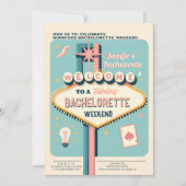 ビバラスベガスバチェロレッテウィークエンド 招待状 (正面)
