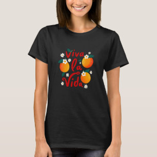 ビバラヴィダフスペインのルーツ&フローラ Tシャツ