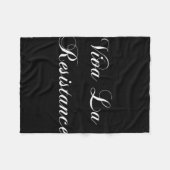 ビバラ抵抗レジスフランスのトアンチトランプ – Uni フリースブランケット (正面(横))