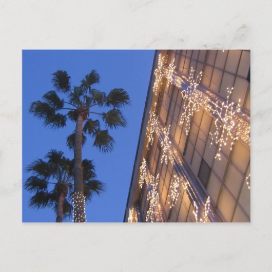 ビバリーヒルズのクリスマス シーズンポストカード (正面)