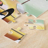 ビバリーヒルズのホリデーポスター ジグソーパズル (側面)