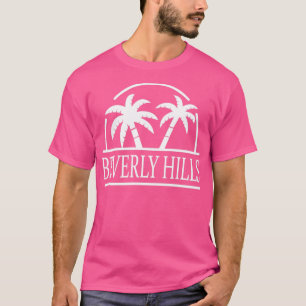 ビバリーヒルズカリフォルニアパームツリーグラフィック Tシャツ