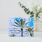 ビバリーヒルズカリフォルニアポストカード ポストカード (スタンド正面)