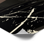 ビバリーヒルズカリフォルニアレトロ旅行ポスター ポスター (角)