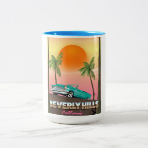ビバリーヒルズカリフォルニア ツートーンマグカップ