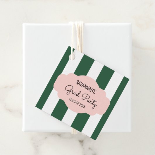 ビバリーヒルズグリーン&ピンクグラードパーティー フェイバータグ (インサイチュ)