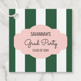 ビバリーヒルズグリーン&ピンクグラードパーティー フェイバータグ