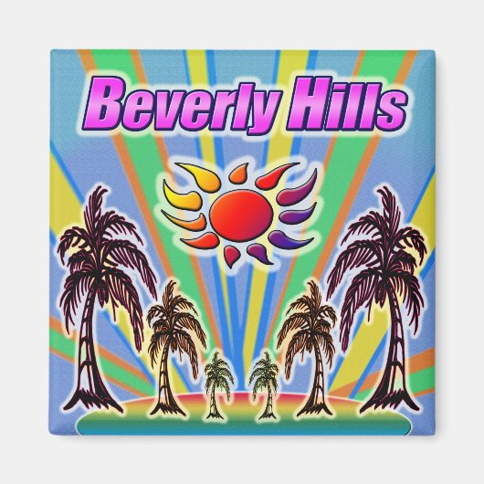 ビバリーヒルズサマーラブマグネット マグネット (正面)