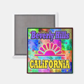 ビバリーヒルズサン&パームズマグネット マグネット (正面/裏面)