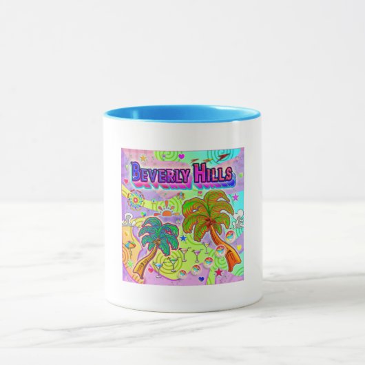 ビバリーヒルズバケーションターゲットマグ マグカップ (中央)