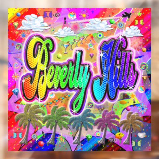 ビバリーヒルズビスタウ表現ィンドウィンブリック ウィンドウサイン (シート2)