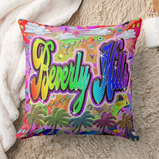 ビバリーヒルズビスタピ表現ロロー クッション (ブランケット)