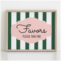 ビバリーヒルズピンク+グリーンパーティーフェイスサイン