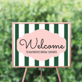 ビバリーヒルズピンク&グリーンブライダルシャワーへようこそ ポスター