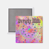 ビバリーヒルズラッキーゴールデンマグネット マグネット (正面/裏面)