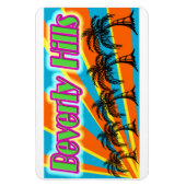 ビバリーヒルズ5パームツリーズマグネット マグネット (縦)