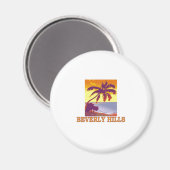 ビバリーヒルズ，カリフォルニア マグネット (正面/裏面)