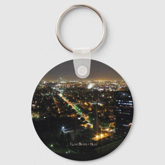 ビバリーヒルズ：私はビバリーヒルズを愛 キーホルダー (正面)