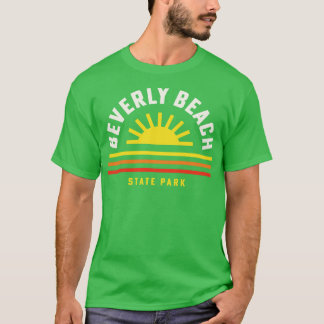 ビバリービーチ州パークオレゴンレトロヴィンテージストリ Tシャツ