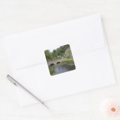 ビバリー村のマス川 スクエアシール (封筒)