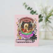 ビバルディアおもしろいディアファウン動物作曲家ビバルディ ポストカード (スタンド正面)