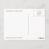 ビバレッジバーンオンウィリスアベニュー ポストカード (裏面)