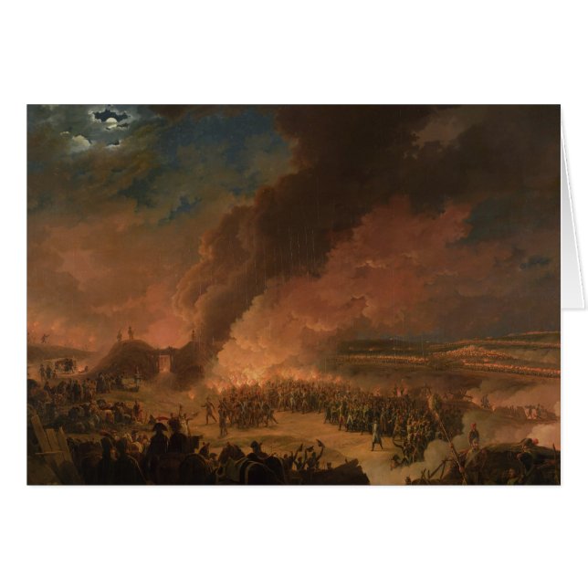 ビバークを訪問しているナポレオン (正面横)