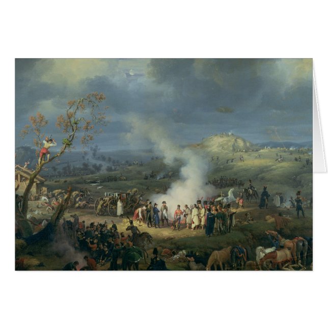 ビバークを訪問しているナポレオン (正面横)