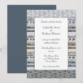 ビバ·アフリカ結婚ズ 招待状 (正面/裏面)